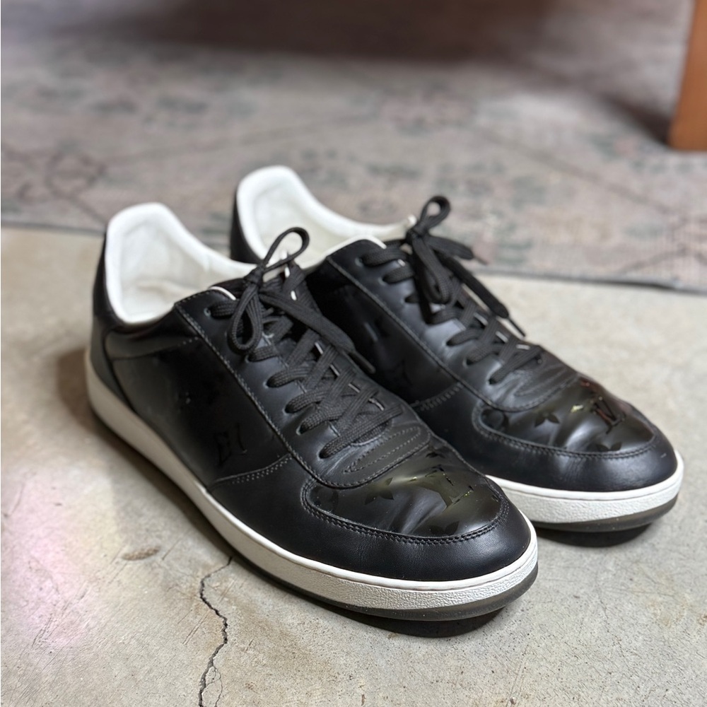 Louis Vuitton Black and White Men's Sneakers